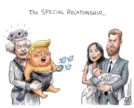 TRUMP UK VISIT by Adam Zyglis