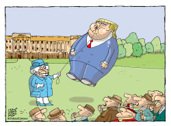 TRUMP IN ENGLAND by Nikola Listes