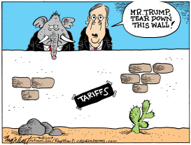 TARIFFS AND THE REPUBLICANS by Bob Englehart