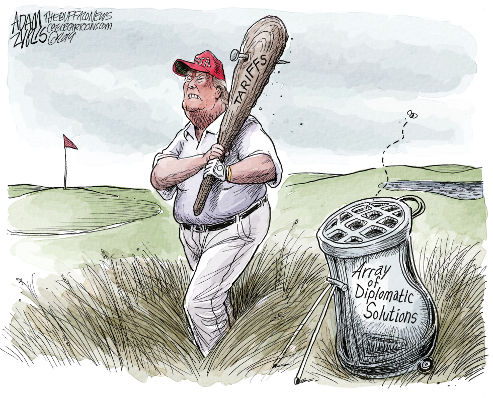  TRUMP'S CLUB by Adam Zyglis