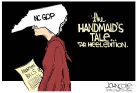 LOCAL NC TAR HEEL HANDMAID'S TALE by John Cole