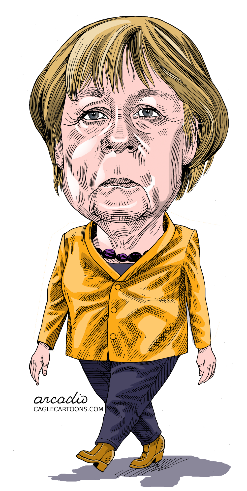  ANGELA MERKEL CHANCILLER DE ALEMANIA by Arcadio Esquivel