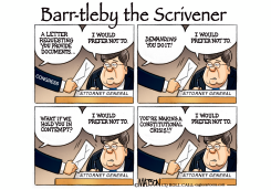 AG BARR AS BARTLEBY THE SCRIVENER by RJ Matson