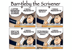 AG BARR AS BARTLEBY THE SCRIVENER by RJ Matson