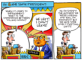 THE GAME SHOW PRESIDENT by Dave Whamond