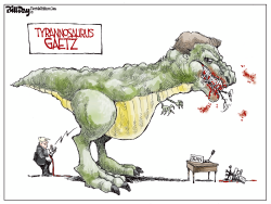 TYRANNOSAURUS GAETZ by Bill Day