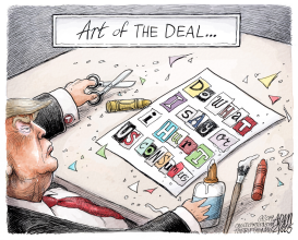 THE NEGOTIATOR by Adam Zyglis