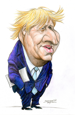 BORIS JOHNSON by Petar Pismestrovic