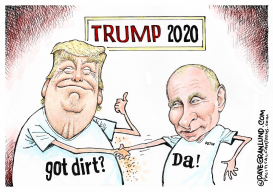 TRUMP 2020 GOT DIRT by Dave Granlund