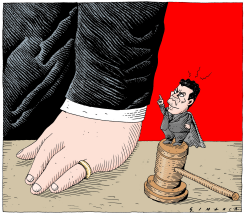 BRAZILIAN PRESIDENT LULA DA SILVA AND JUDGE SERGIO MORO by Osmani Simanca