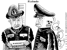 PINOCHET FICHADO by Osmani Simanca