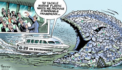 G-20 ON MARINE PLASTIC by Paresh Nath