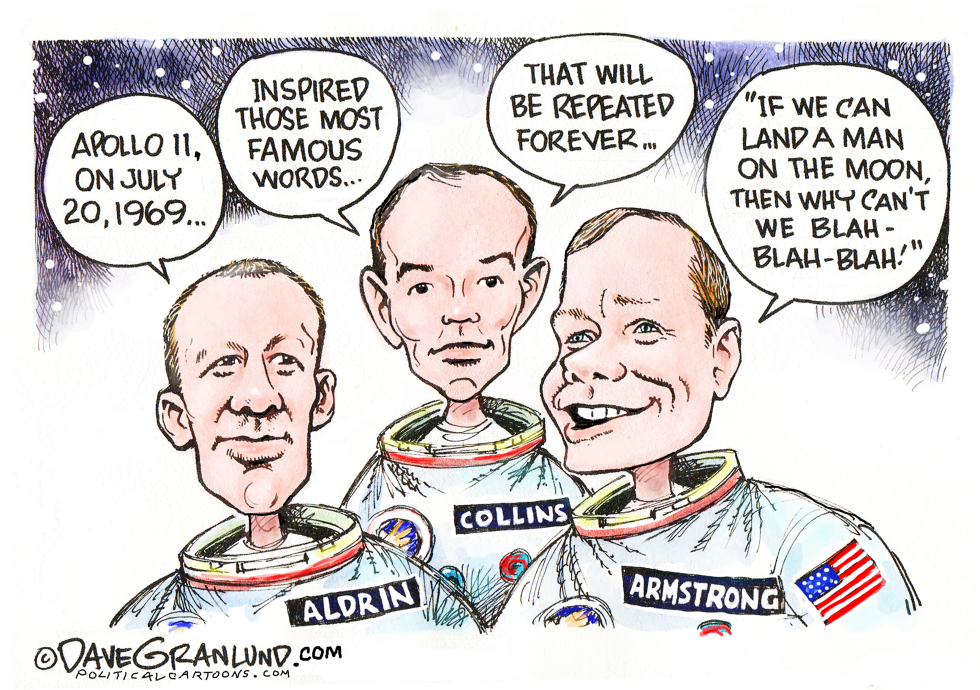  APOLLO 11 CLICHE by Dave Granlund