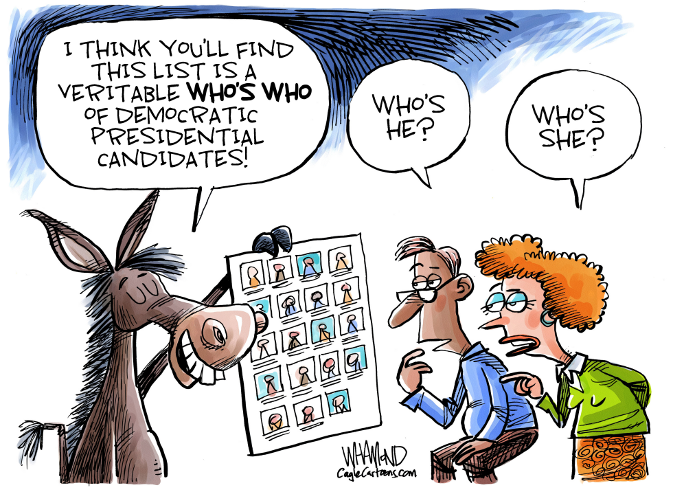  DEMOCRAT WHO'S WHO by Dave Whamond