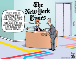 NEW YORK TIMES YELLOW STREAK by Jeff Parker