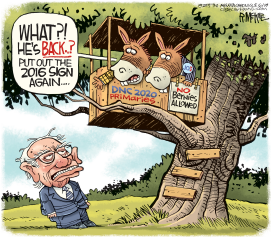 NO BERNIES ALLOWED by Rick McKee