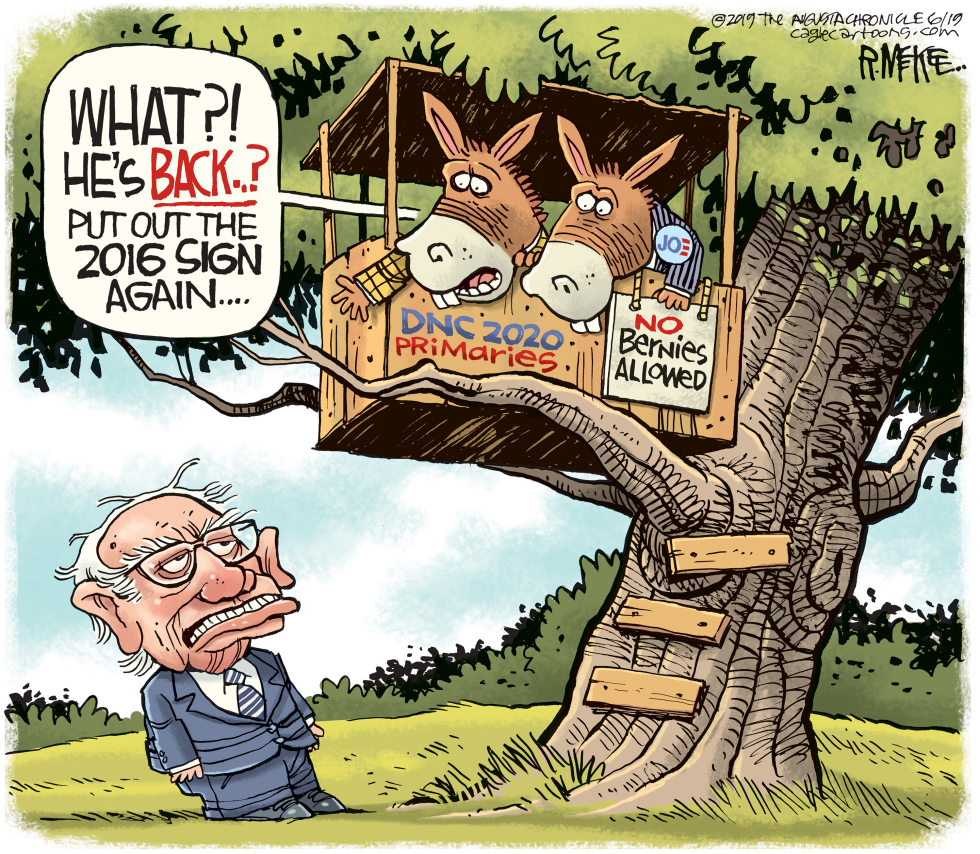  NO BERNIES ALLOWED by Rick McKee