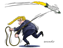 TRUMP ABORTA ATAQUE A IRáN by Arcadio Esquivel