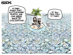 PLASTIC ISLAND by Steve Sack