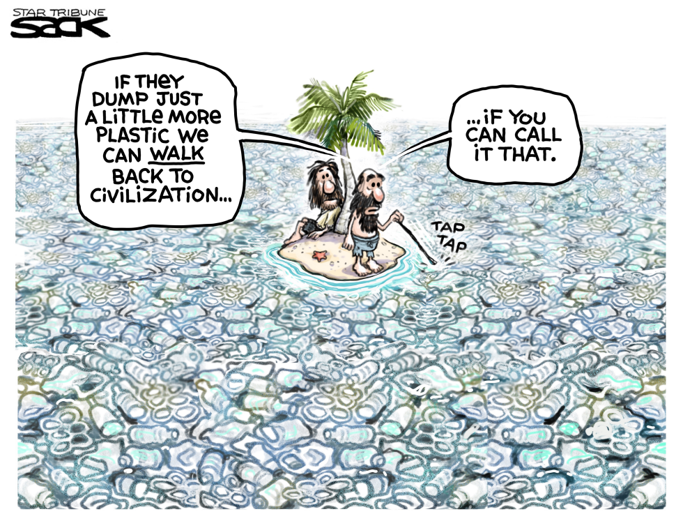  PLASTIC ISLAND by Steve Sack