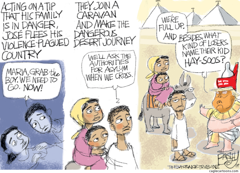  IMMIGRANT STORY by Pat Bagley