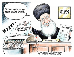 IRAN AND MORE US SANCTIONS by Dave Granlund