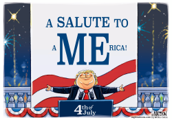 4TH OF JULY TRUMP SALUTE by RJ Matson