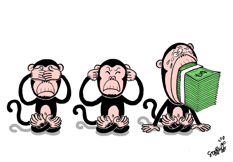  3 MONKEYS by Stephane Peray