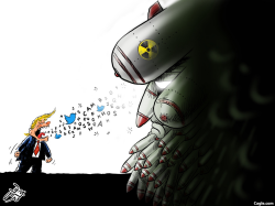 TRUMP VS IRAN by Osama Hajjaj