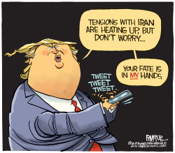 TRUMP IRAN by Rick McKee