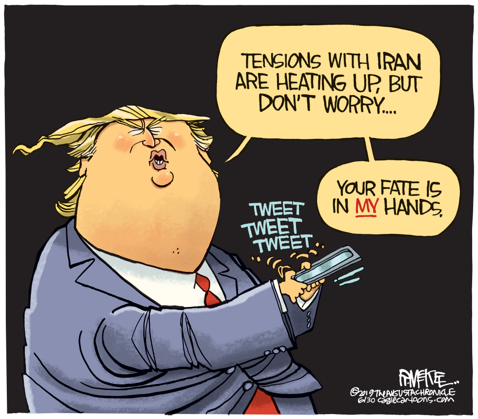  TRUMP IRAN by Rick McKee