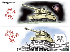 TANKS ON THE 4TH by Bill Day