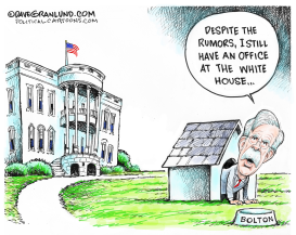 JOHN BOLTON WHITE HOUSE ROLE by Dave Granlund