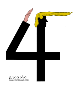 TRUMP CELEBRA EL 4 DE JULIO by Arcadio Esquivel