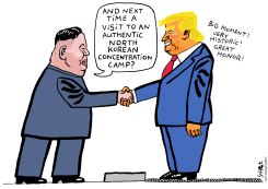 NORTH KOREA VISIT by Schot