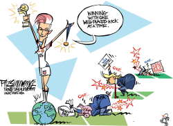 WORLD CUP by David Fitzsimmons