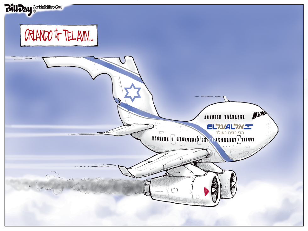  EL AL FLIGHTS FLORIDA by Bill Day