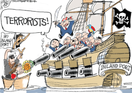 LOCAL UTAH PIRATES by Pat Bagley