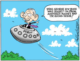 ROSS PEROT by Bob Englehart