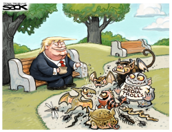 FEEDING THE TROLLS by Steve Sack