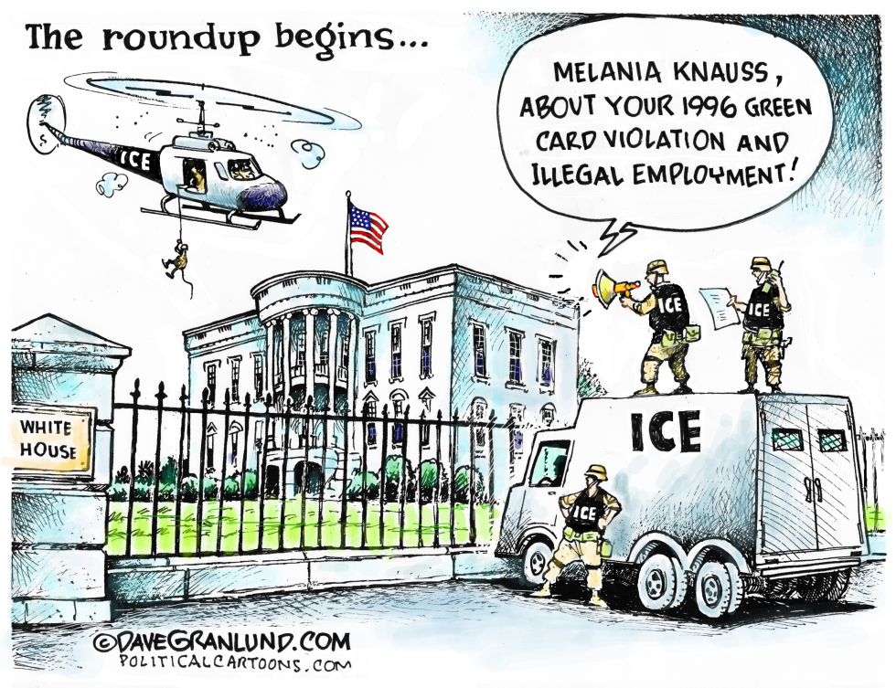  ICE ROUNDUP BEGINS by Dave Granlund