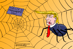 LA ARAñA TRUMP by Arcadio Esquivel