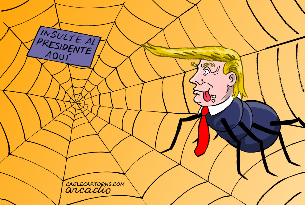  LA ARAñA TRUMP by Arcadio Esquivel