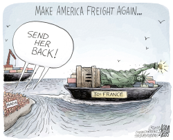 SEND HER BACK by Adam Zyglis