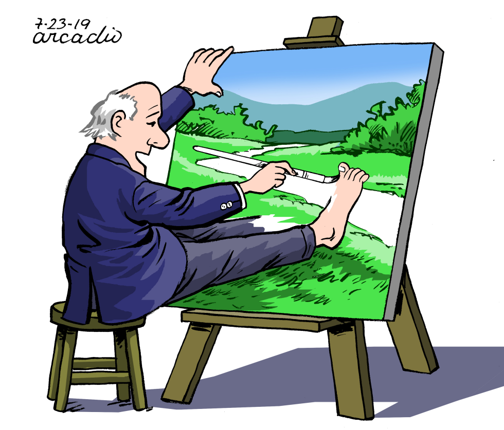  SELF PAINTING by Arcadio Esquivel