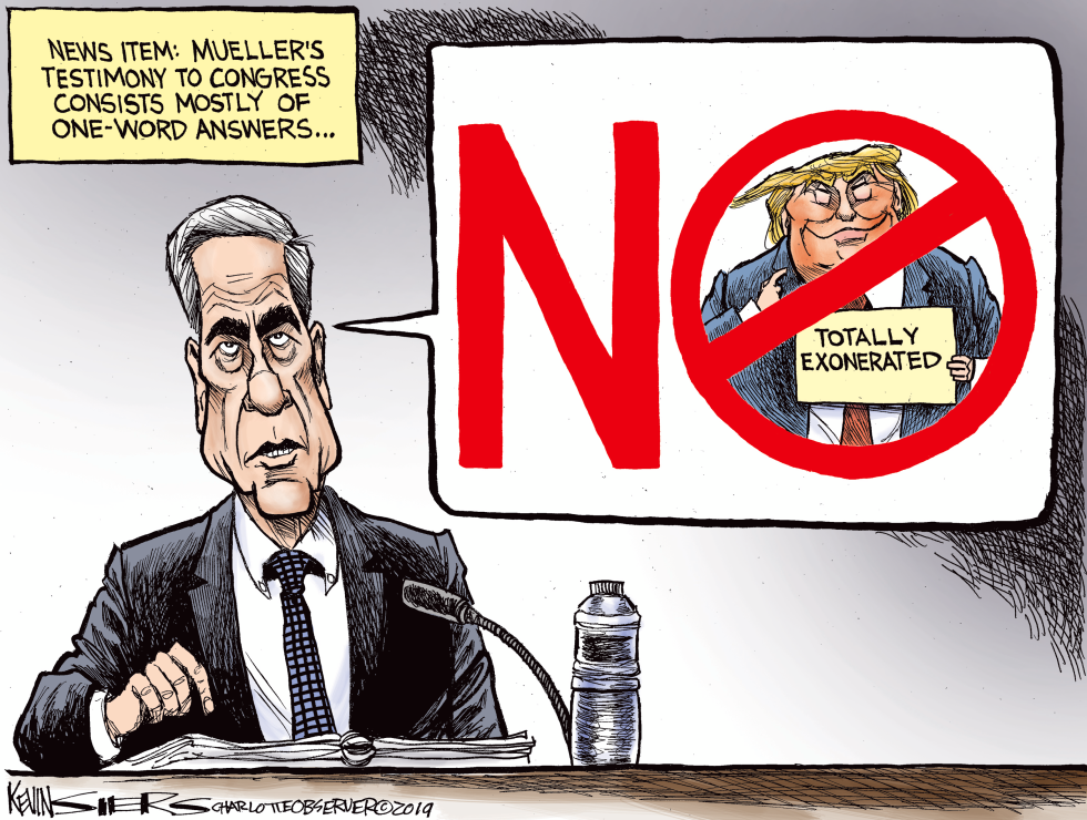  MUELLER BEFORE CONGRESS by Kevin Siers