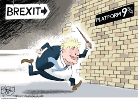 HARD BREXIT by Pat Bagley