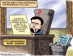 LOCAL NC SUPERINTENDENT'S READING PROGRAM MESS by Kevin Siers