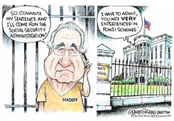 MADOFF SEEKS CLEMENCY by Dave Granlund