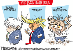 BAD HAIR ERA by David Fitzsimmons